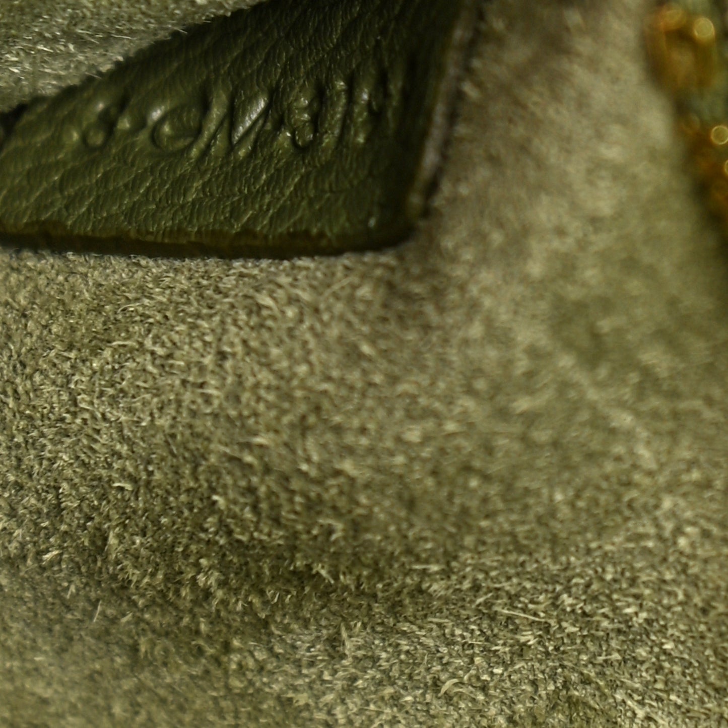 Soft Grained Calfskin Sangle Bucket Bag Light Khaki