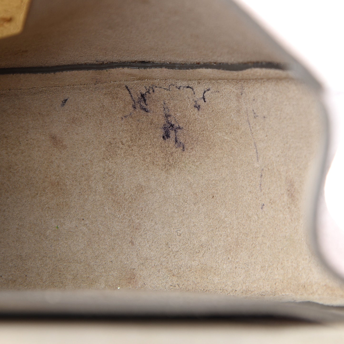 Grained Lambskin Mini Drew Shoulder Bag Cement Pink