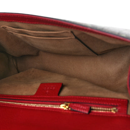 Gucci GG Supreme Monogram Tian Medium Padlock Shoulder Bag Beige Multicolor New Acero 5 of 12