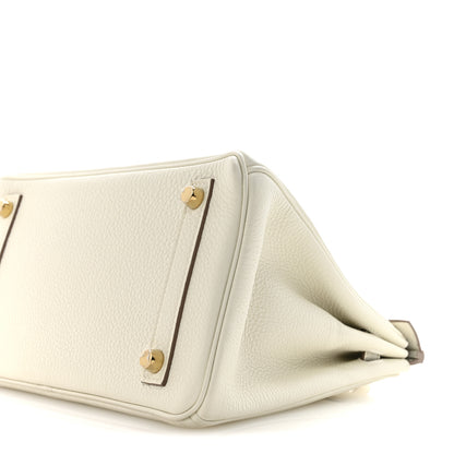 Hermes Togo Birkin 25 Craie 10 of 11