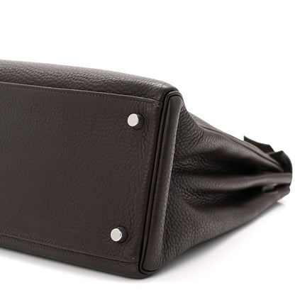 Hermes Taurillon Clemence Kelly Retourne 35 Ebene 10 of 12