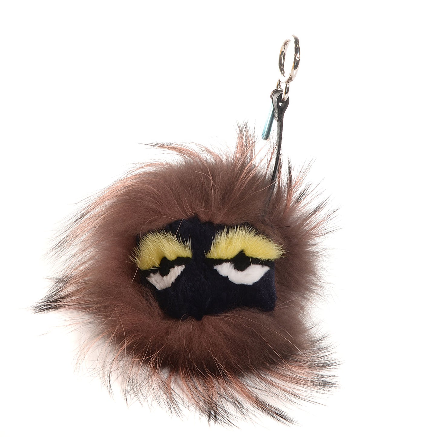 Fox Mink Rabbit Fur Vitello Flamingo Archy Monster Bag Bug Charm Cipria Multicolor Black