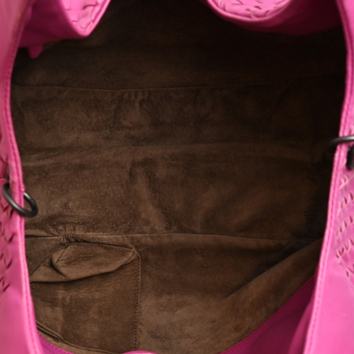 Nappa Intrecciato Medium Campana Hobo Ametiste