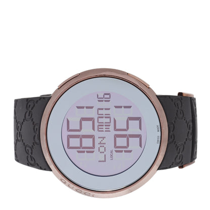 Gucci Stainless Steel Rubber 45mm Digital I-Gucci Watch Black 2 of 4