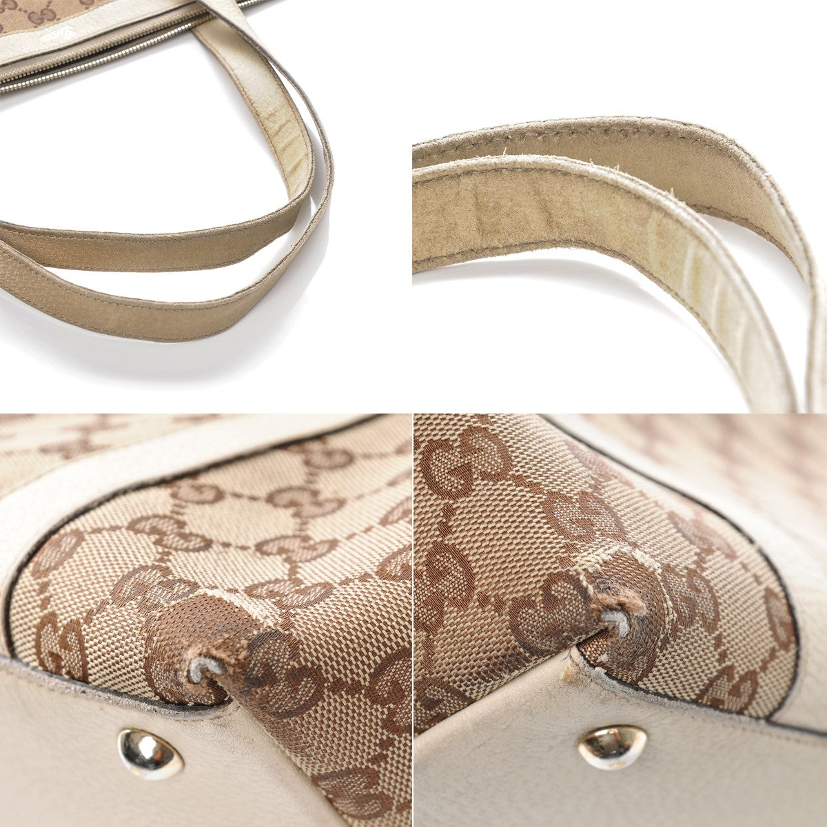 Gucci Monogram Medium Abbey Tote Off White 5 of 8