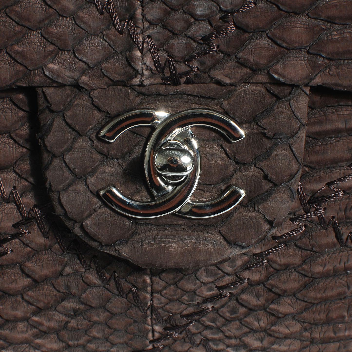 Python Ultimate Stitch Flap Marron Fonce