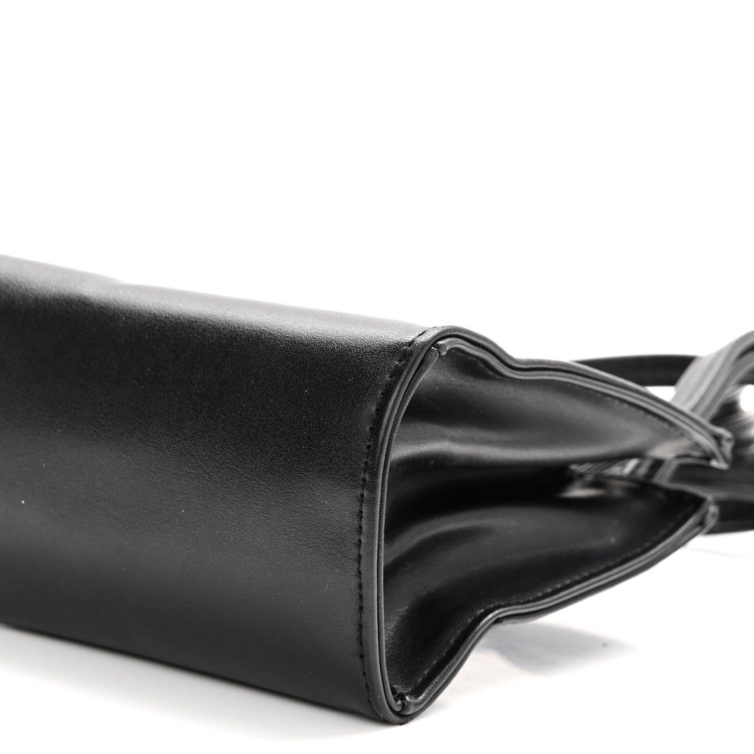 Telfar Vegan Leather Small Shopping Bag Black 9 of 9