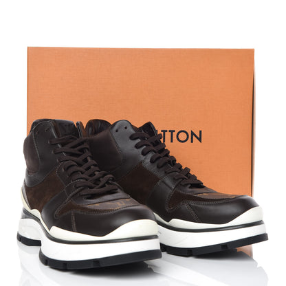 Louis Vuitton Nylon Monogram Kick-Off Sneaker Boots 7.5 9 of 9