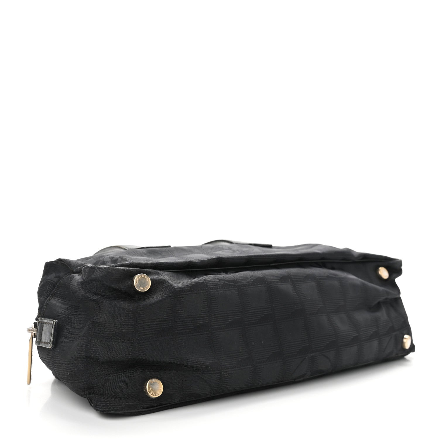 Chanel Nylon Travel Bowler Black 3 of 11