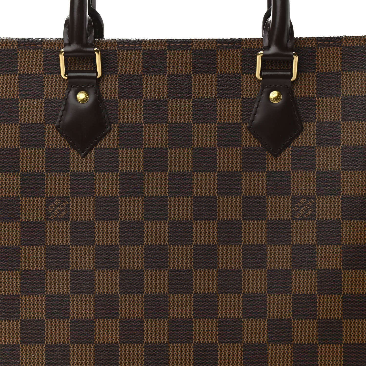 Louis Vuitton Damier Ebene Sac Plat NM 7 of 9