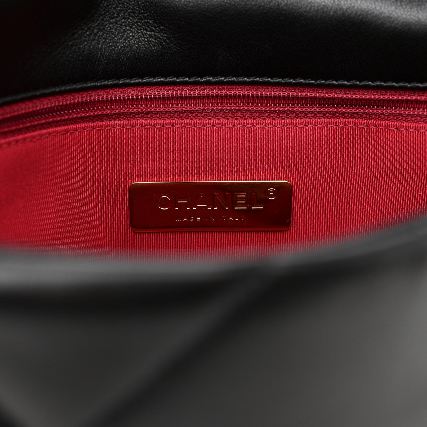Chanel Lambskin Quilted Medium Chanel 19 Flap Black 6 of 12