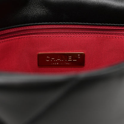 Chanel Lambskin Quilted Medium Chanel 19 Flap Black 6 of 12