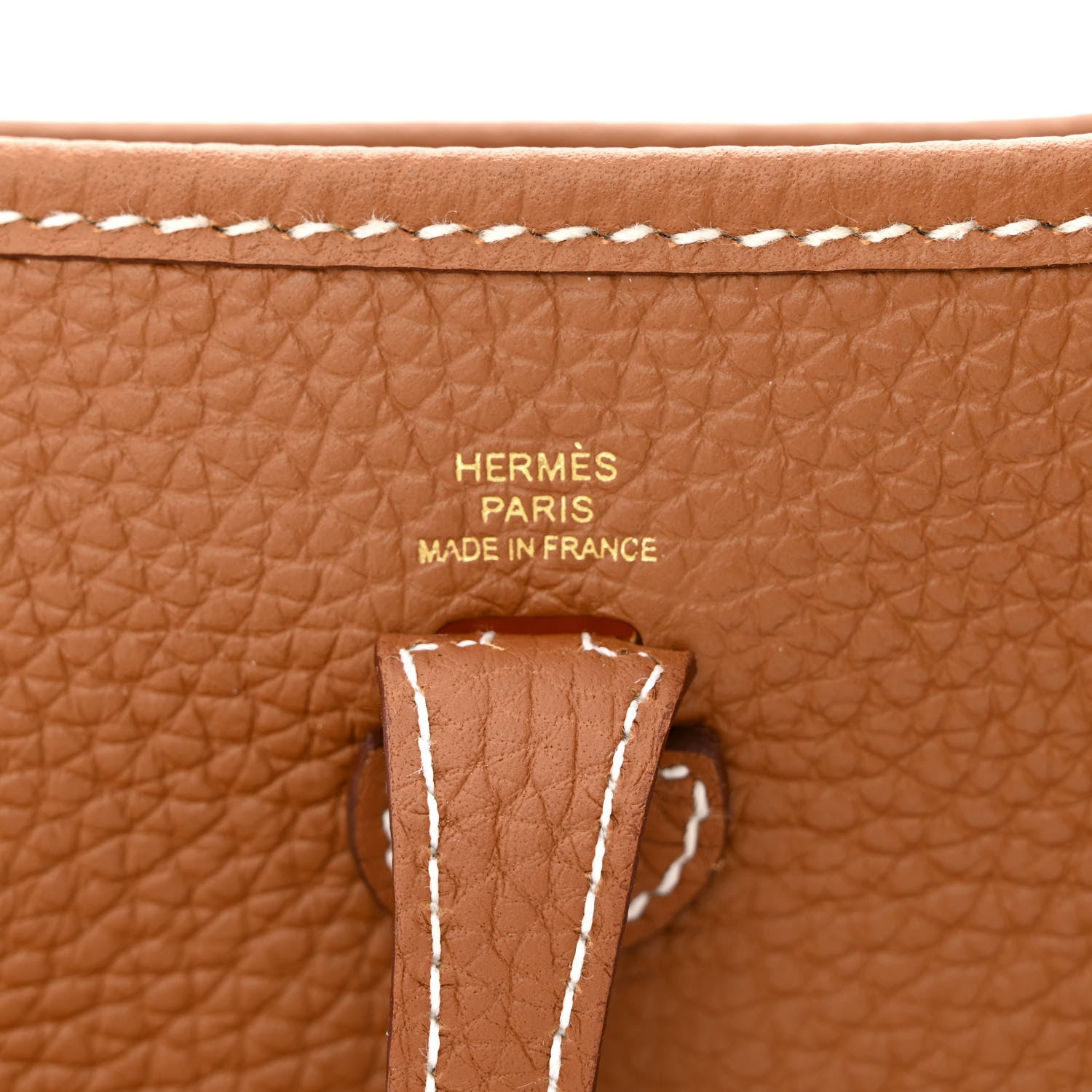 Hermes Taurillon Clemence Evelyne TPM Gold 6 of 11