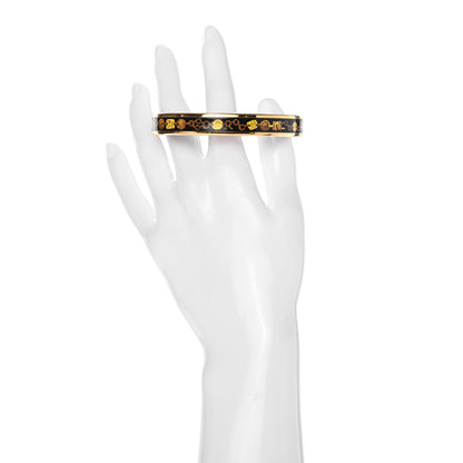 Hermes Enamel Printed H Chain Narrow Bracelet 65 3 of 5