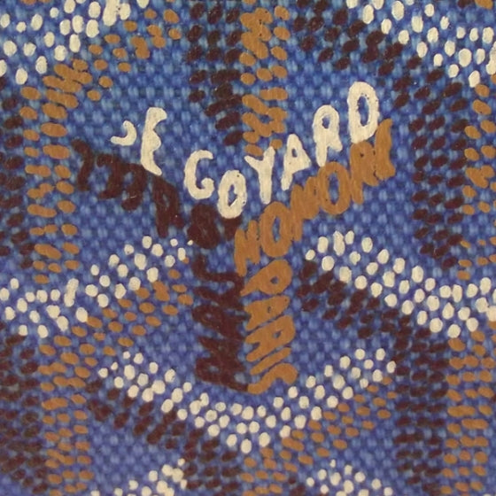 Goyard Tonga Handbag Tote Blue 8 of 12