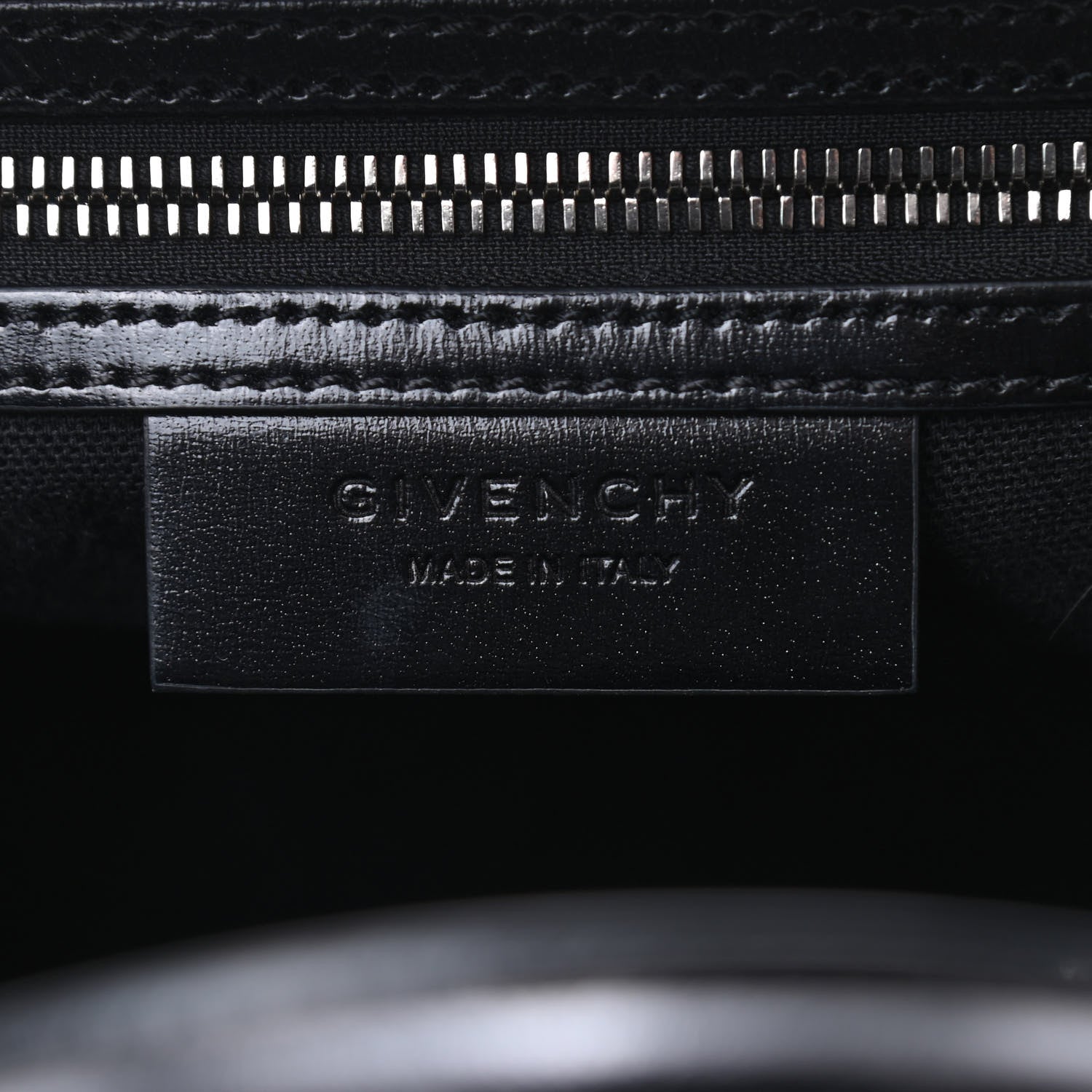 Givenchy Shiny Lord Calfskin Medium Antigona Black 6 of 9
