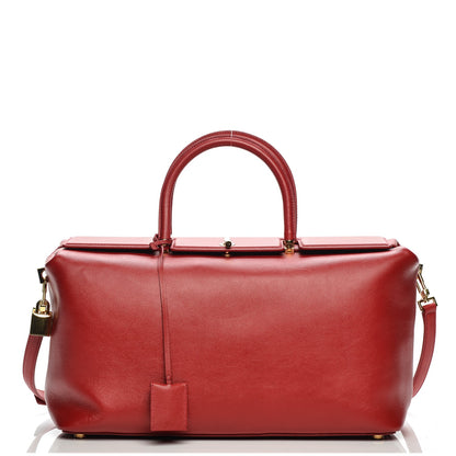Tom Ford Calfskin Medium India Satchel Red 1 of 7