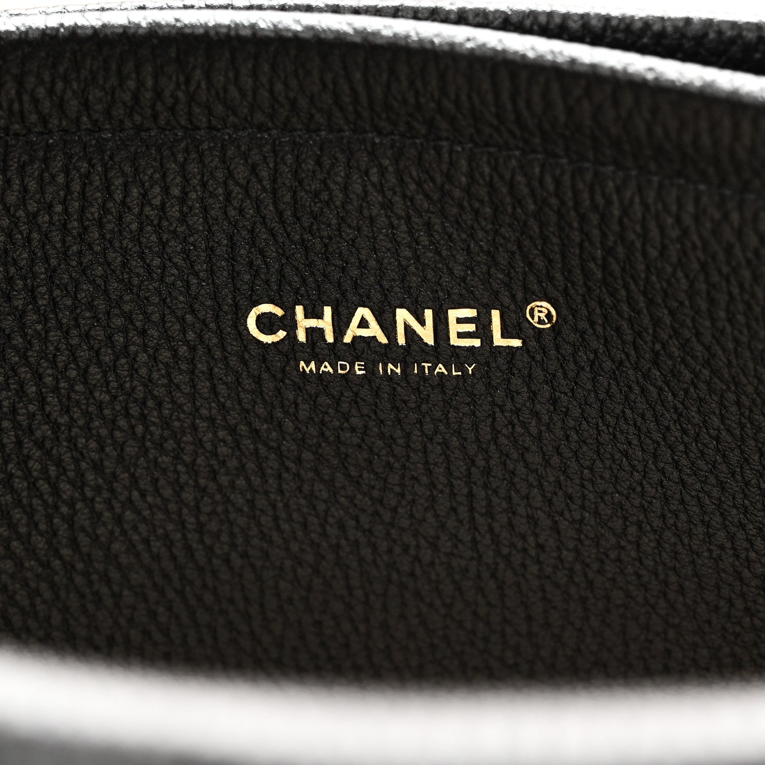 Chanel Grained Calfskin Suede Urban Essentials Shopping Bag Dark Beige Black 6 of 10