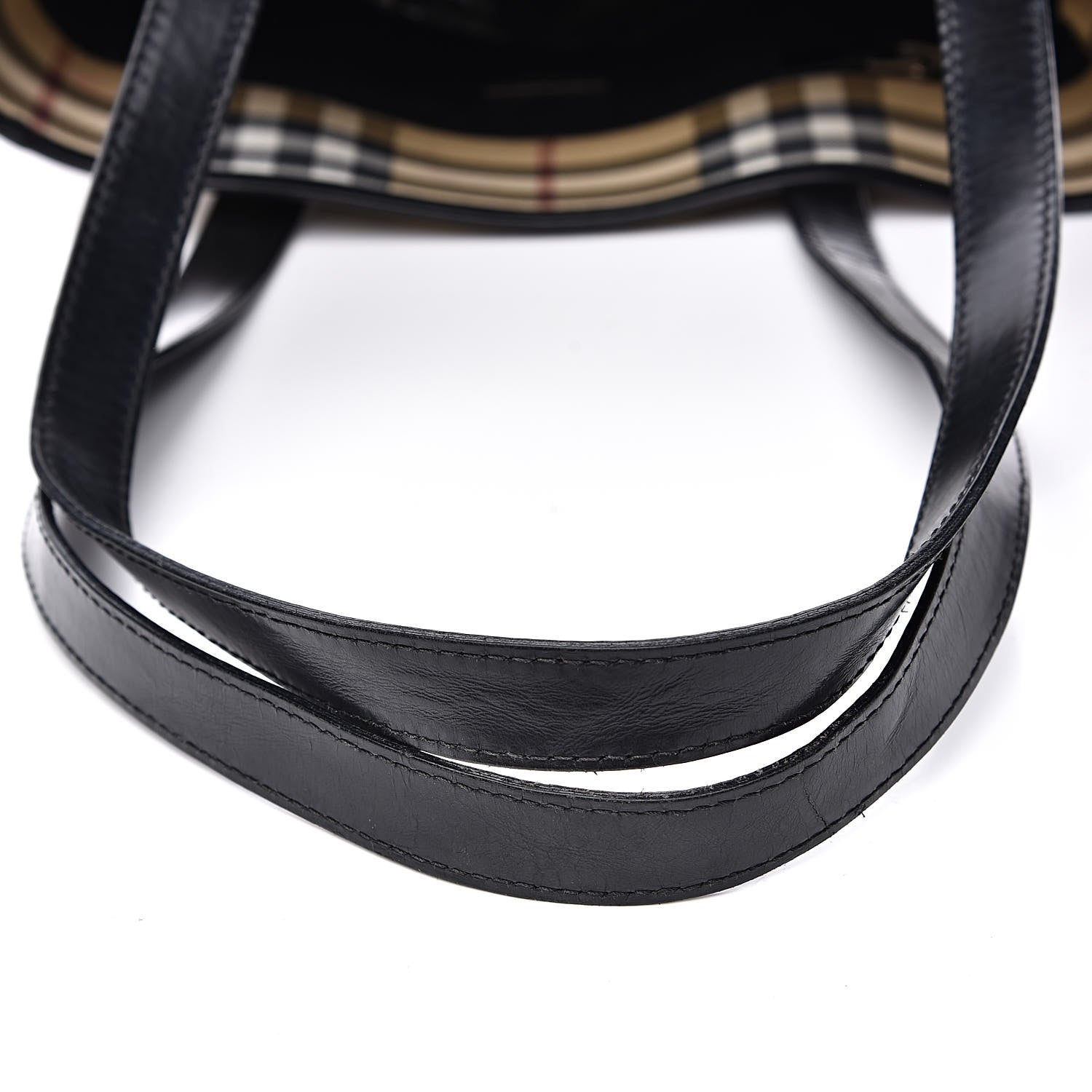 Burberry House Check Bucket Bag Black 12 of 14