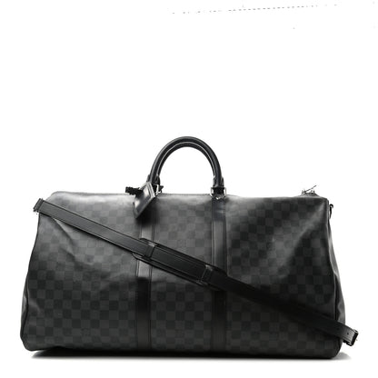 Louis Vuitton Damier Graphite Keepall Bandouliere 55 1 of 14