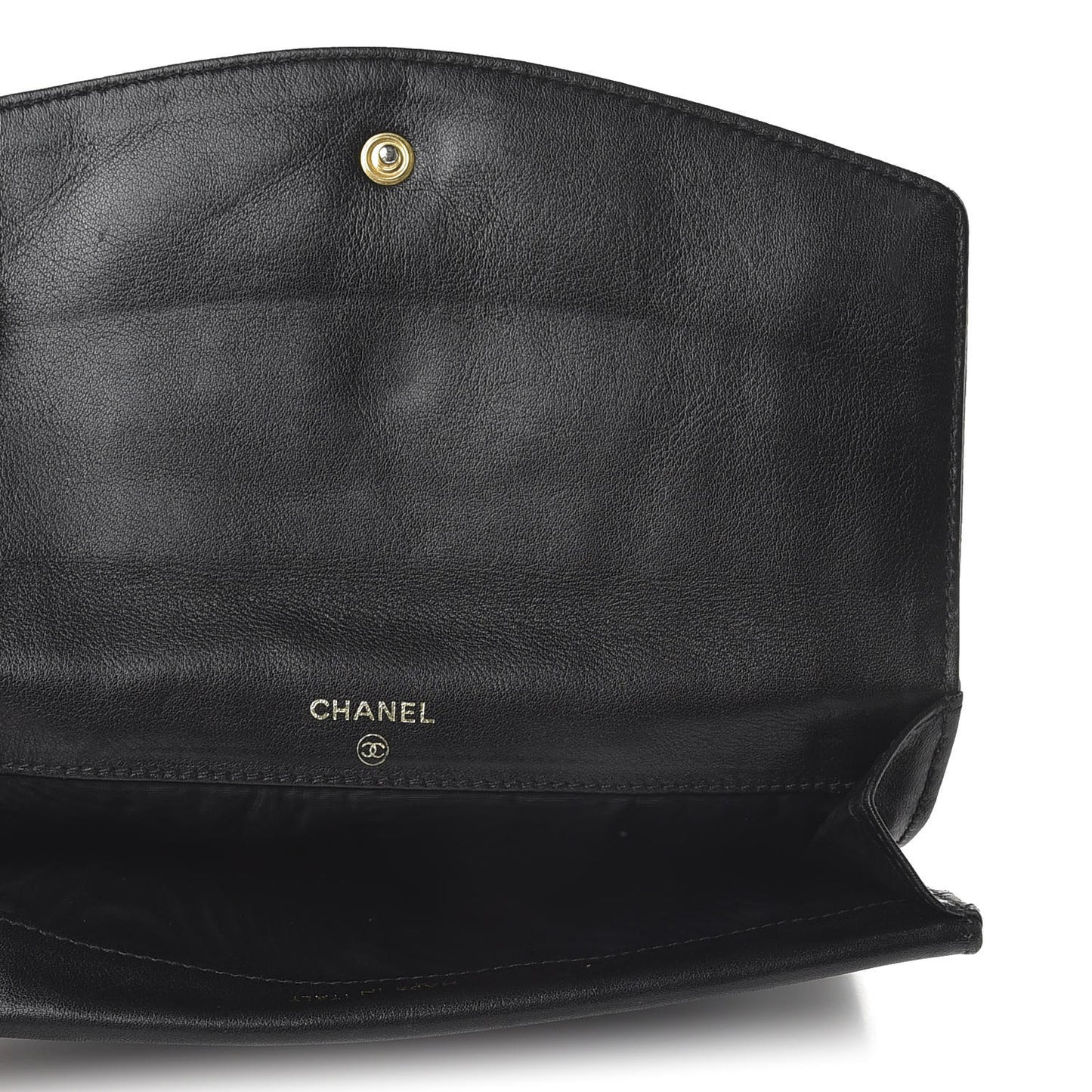 Caviar Timeless CC Flap Wallet Black