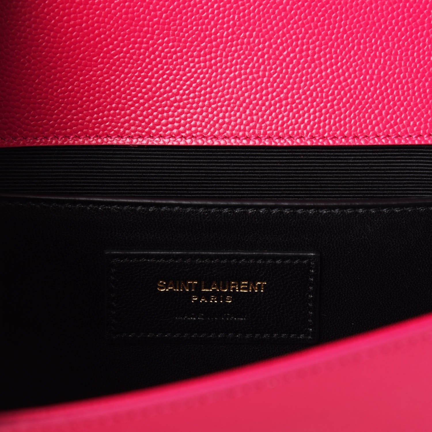 Saint Laurent Grain De Poudre Classic Monogram Cassandre Clutch Lipstick Fuchsia 6 of 6