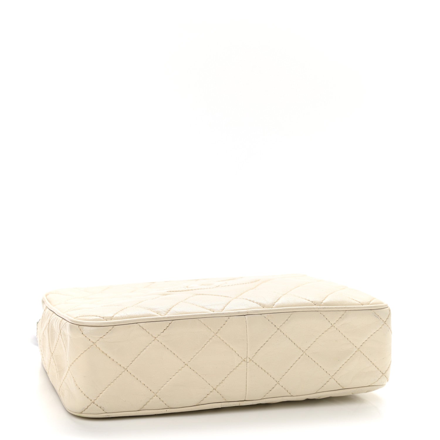 Chanel Lambskin Quilted Tassel Camera Case White 3 of 17