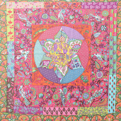 Hermes Cashmere Silk Pique Fleuri de Provence Shawl 140 1 of 5