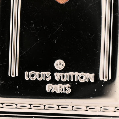 Louis Vuitton Metal Luggage Tag Key Holder Silver 3 of 5