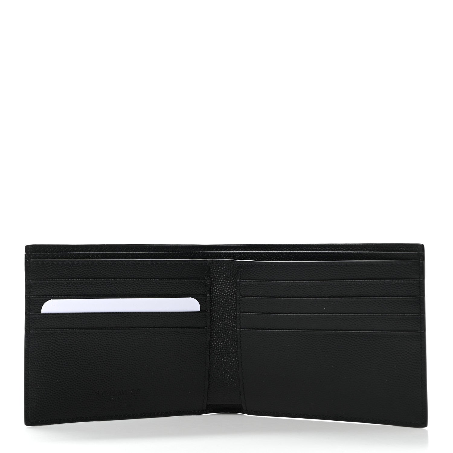 Saint Laurent Grain De Poudre Zebra Print East West Wallet Pink 5 of 6