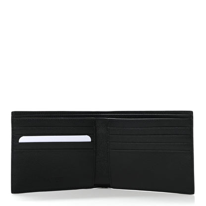 Saint Laurent Grain De Poudre Zebra Print East West Wallet Pink 5 of 6