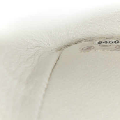 Chanel Caviar Quilted Jumbo Single Flap White 19 of 20