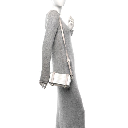 Christian Dior X RIMOWA Aluminum Personal Clutch On Strap Silver 2 of 10