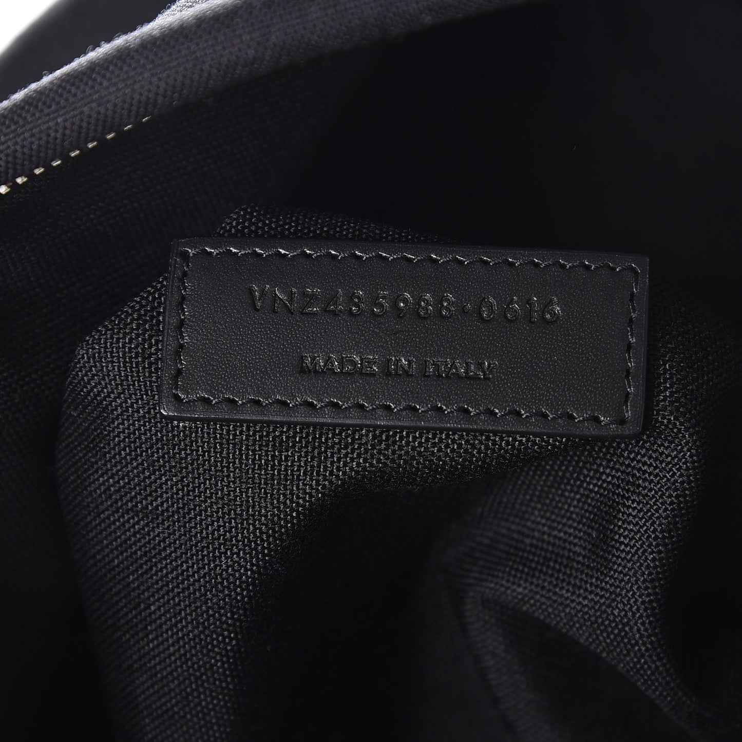 Nylon Twill Musical Notes City Backpack Black