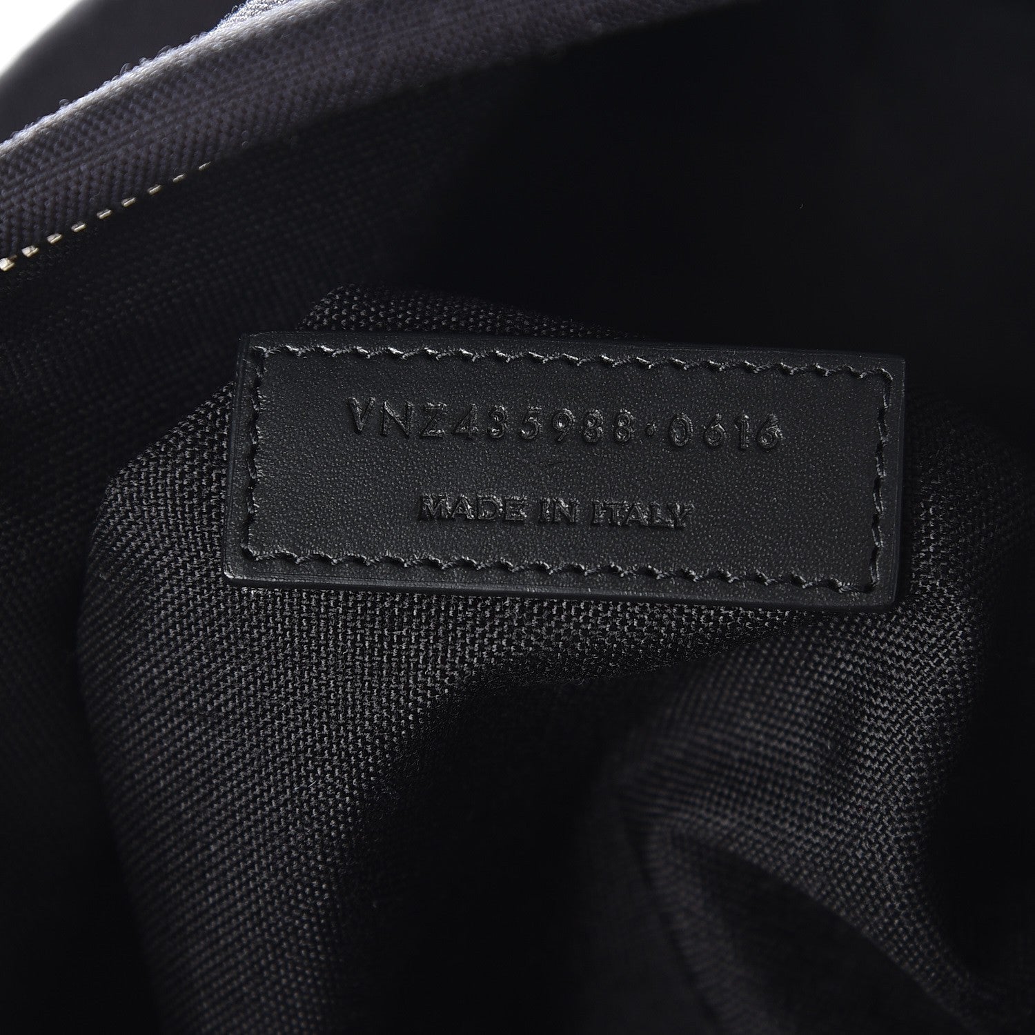 Saint Laurent Nylon Twill Musical Notes City Backpack Black 8 of 9