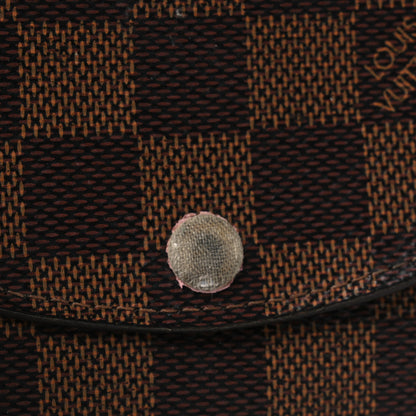 Louis Vuitton Damier Ebene Rosalie Coin Purse Rose Ballerine 9 of 9