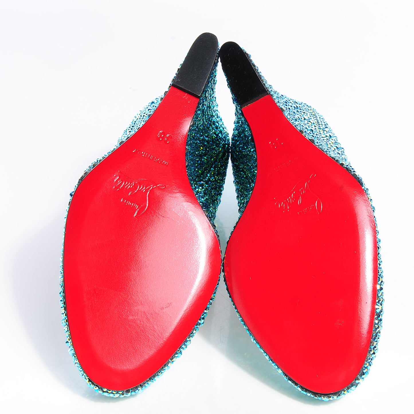 Strass Lady Lynch Zeppa 120 Wedges 38 Jet Aurora Boreale