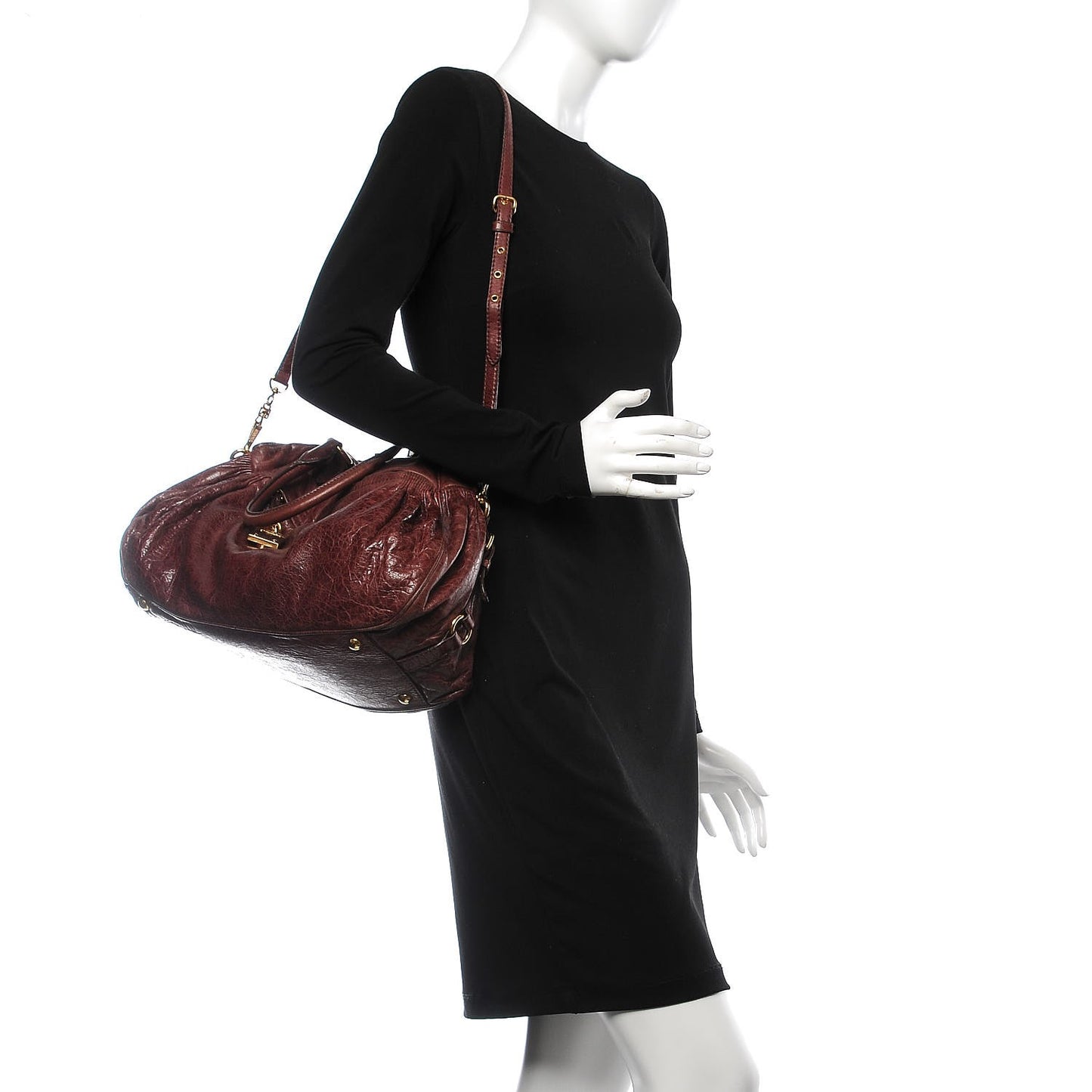 Nappa Medium Charm Satchel Ribes