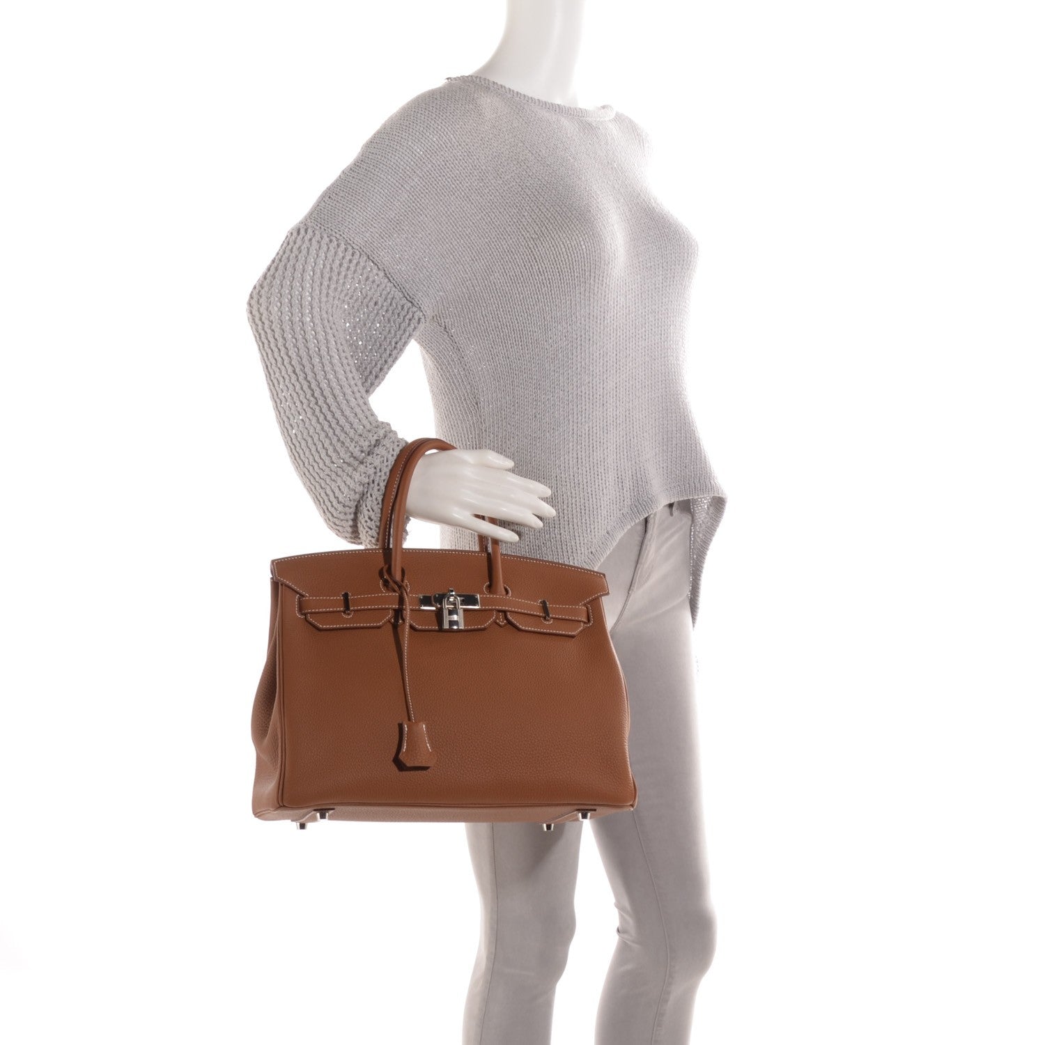 Hermes Togo Birkin 35 Gold 2 of 16