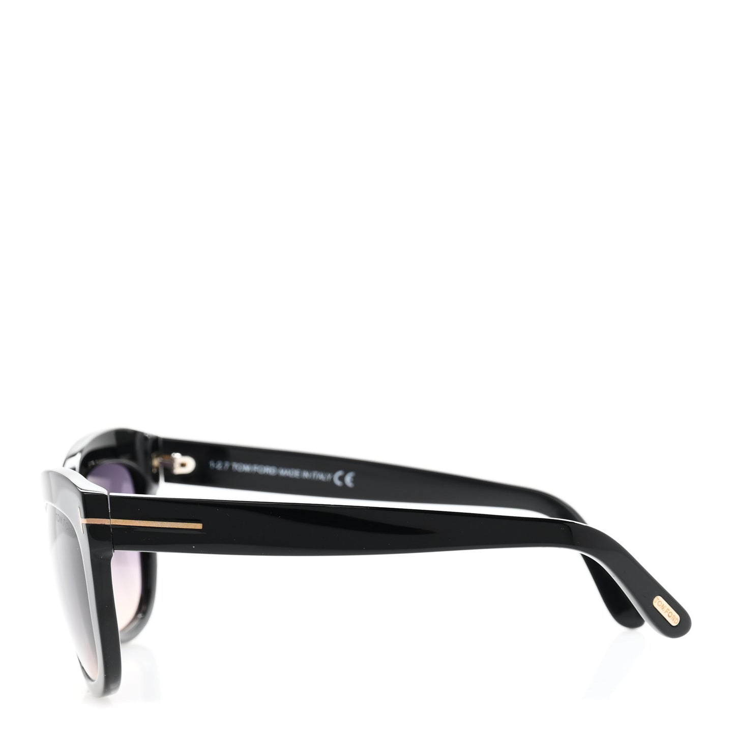 Acetate Alistair Cat Eye Sunglasses TF524 Black
