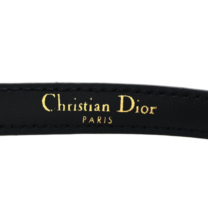 Christian Dior Calfskin Bobby CD Belt 75 Black 3 of 6