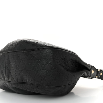 Gucci Guccissima Medium Sukey Hobo Black 10 of 10
