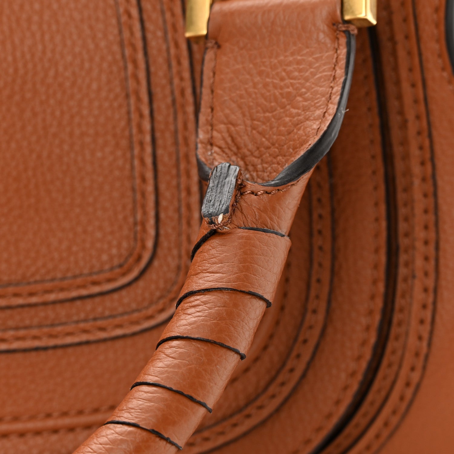Chloe Calfskin Small Marcie Satchel Tan 14 of 18