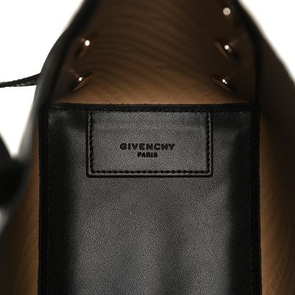 Givenchy Calfskin Chain Embossed Mini Bond Shopper Tote Black 6 of 11