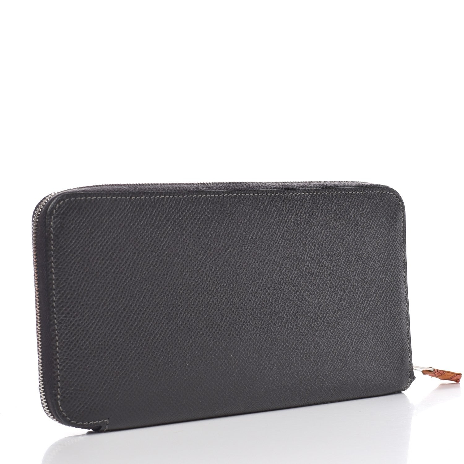 Hermes Epsom Silk'In Wallet Graphite Potiron 3 of 8