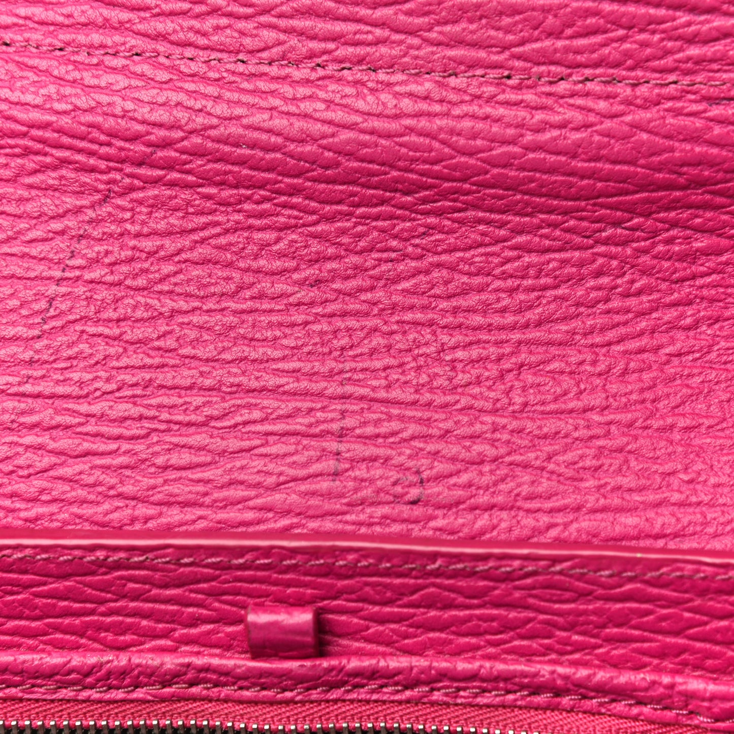 Textured Calfskin Mini Pashli Satchel Fuschia