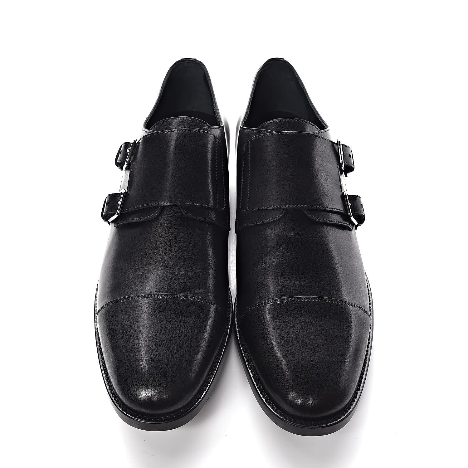 Saint Laurent Calfskin Mens Dylan 20 Monk Oxford 40 Black 5 of 10