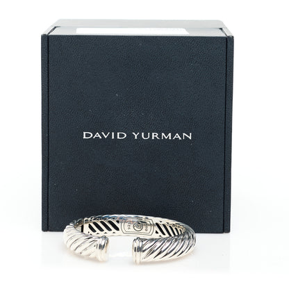 David Yurman Sterling Silver 10mm Sculpted Cable Cuff Bracelet 4 of 4
