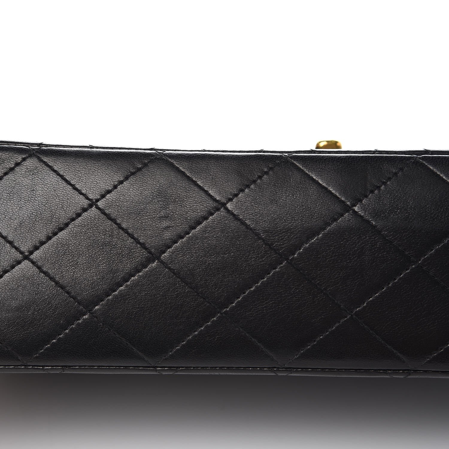 Chanel Lambskin Quilted Medium Double Flap Black 9 of 11