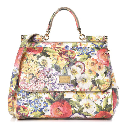 Dolce & Gabbana Dauphine Floral Print Medium Miss Sicily Satchel Multicolor 1 of 8